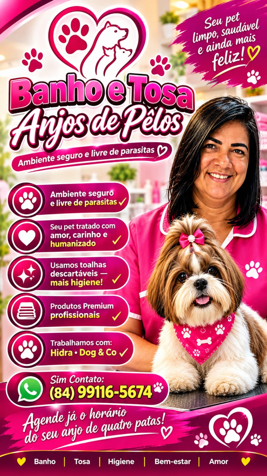 Anjos de pelos