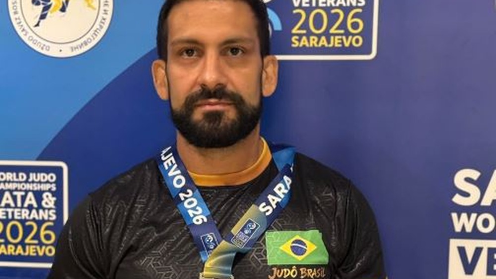Potiguar é vice-campeão mundial de judô de veteranos na Bósnia