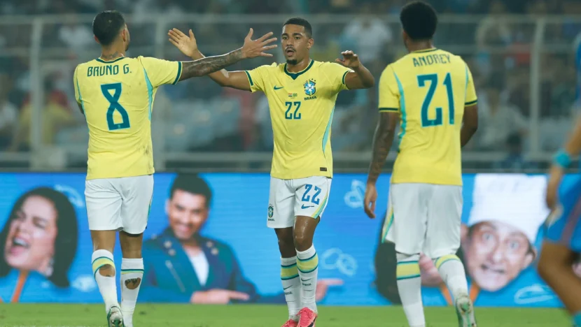 Brasil goleia Índia por 4 a 0 e encerra Data Fifa com dois gols de Samuel Lino