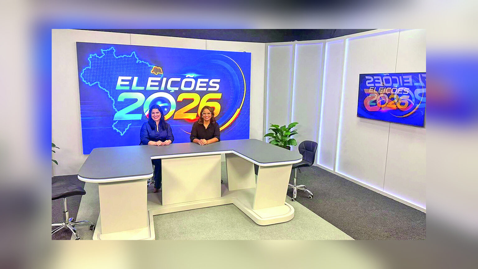 TV Câmara Natal inaugura novo estúdio na cobertura das eleições