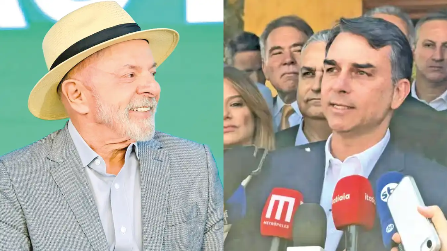 Flávio Bolsonaro e Lula empatam em rejeição, com 47% cada, aponta Ipespe